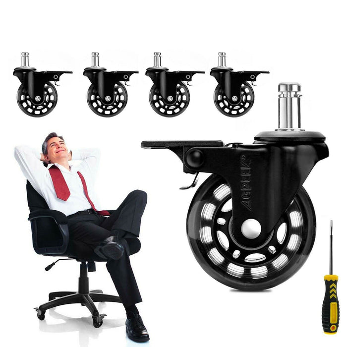 5-Pack: Replacement Office Chair Casters by DailySale