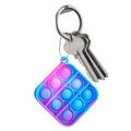 5-Pack: Simple Dimple Mini Stress Relieving Push Pop Bubble Fidget Toy Keychain by DailySale