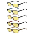 5 Pack Small Lens Blue Light Blocking Readers TMCG178 by Pasteur Pharmacy