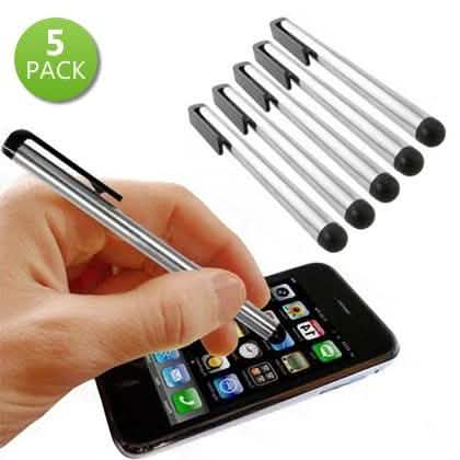 5-Pack: Touchscreen Stylus Pen for iPad and iPhone by DailySale