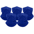 5-Pack: Unisex Moisture Wicking Gaiter Face Neck Scarf Bandanna by DailySale