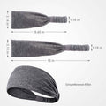 5-Pack: Unisex Sports Fitness Headband and Sweatband by DailySale
