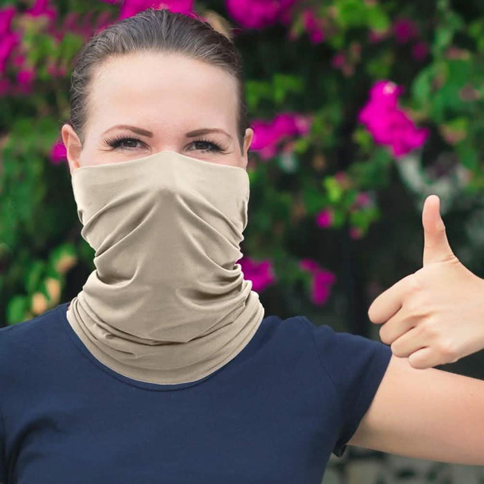 5-Pack: Washable And Reusable Face Mask Bandana and Neck Gaiter by DailySale