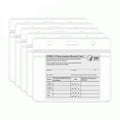 5-Pack: Waterproof Clear Sleeve CDC Vaccination Card Immunization Record Holder by DailySale