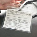 5-Pack: Waterproof Clear Sleeve CDC Vaccination Card Immunization Record Holder by DailySale