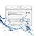 5-Pack: Waterproof Clear Sleeve CDC Vaccination Card Immunization Record Holder by DailySale