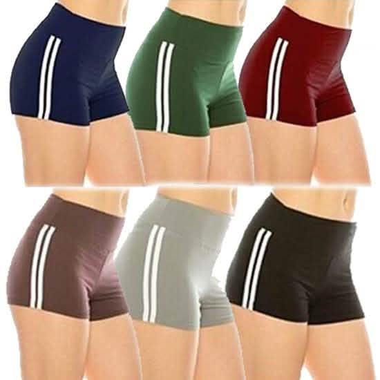 5-Pack: Women's Assorted Active Athletic Yoga Shorts by DailySale