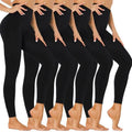 5-Pack: Women’s Fleece Lined High Waist Leggings by DailySale