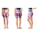 5-Pack: Women's High Waisted Tie Dye Athletic Biker Shorts by DailySale