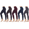 5-Pack: Women's Premium Fleece-Lined Leggings by DailySale
