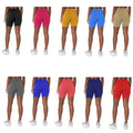 5-Pack: Women's Solid Slim Fit Comfy Stretchy Elastic Waistband Biker Shorts by DailySale