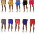 5-Pack: Women's Solid Slim Fit Comfy Stretchy Elastic Waistband Biker Shorts by DailySale