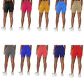 5-Pack: Women's Solid Slim Fit Comfy Stretchy Elastic Waistband Biker Shorts by DailySale