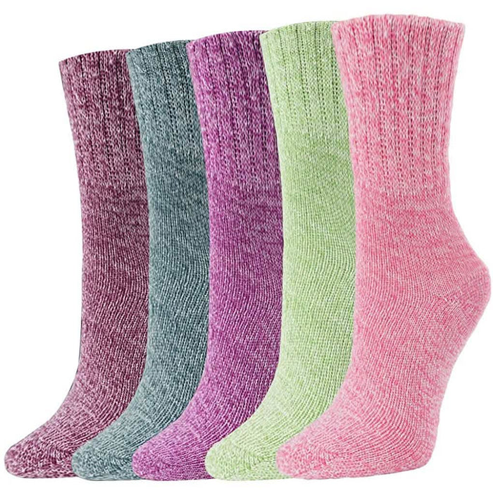 5-Pair: Women's Winter Socks Gift Box Free Size Thick Wool Soft Warm Casual Socks by DailySale