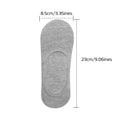 5-Pairs: Breathable No Show Boat Socks Non-Slip by DailySale