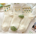 5-Pairs: Stylish Retro Floral Socks by DailySale