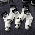 5-Pairs Unisex English Letter Street Fashion Cool Socks by DailySale