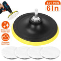 5-Piece: 6" Buffing Polishing Pads by DailySale