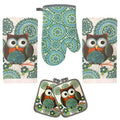 5-Piece: Assorted Kitchen Set: Towels, Potholder, Mitt by DailySale