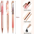 5-Piece: Bling Dynamic Liquid Ballpoint Pens by DailySale