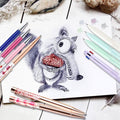 5-Piece: Bling Dynamic Liquid Ballpoint Pens by DailySale