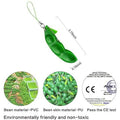 5-Piece: Edamame Keychain Squeeze Toy by DailySale