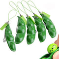5-Piece: Edamame Keychain Squeeze Toy by DailySale