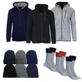 5-Piece: Men's Sherpa Winter Gift Set by DailySale