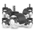 5-Piece: Office Chair Wheels Replacement by DailySale