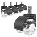 5-Piece: Office Chair Wheels Replacement by DailySale