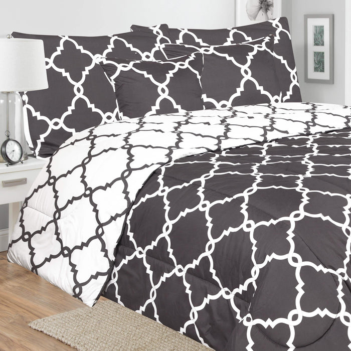 5-Piece: Reversible Comforter Set by DailySale