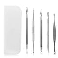 5-Piece Set: Blackhead Remover Kit Stainless Steel Popping Zit Remover by DailySale