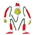 5-Piece Set: Grinch Christmas Tree Decorations, Elf Head, Christmas Tree Arms and Legs by DailySale