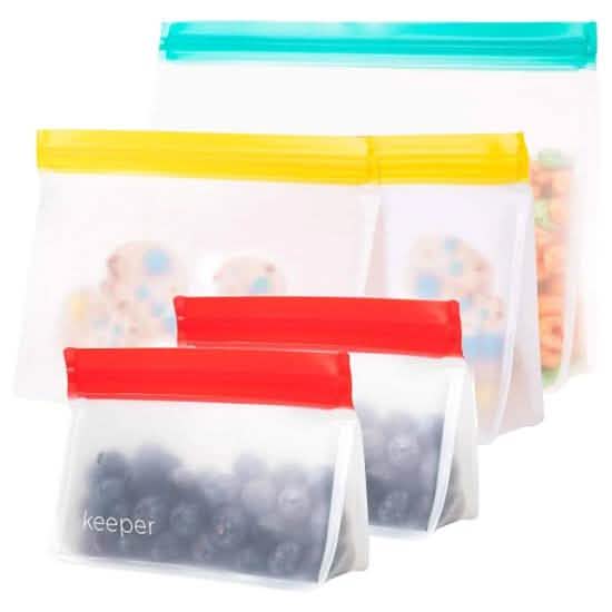 5-Piece Set: Keeper Reusable Storage Bags by DailySale