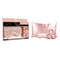 5-Piece: Silky Satin Cozy Comfortable Blush Sleep Set For Peaceful Sleep And Healthy Skin by DailySale