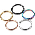 5-Piece: Stainless Steel Septum Piercing Nose Hoop Ring by DailySale