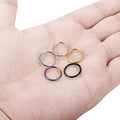 5-Piece: Stainless Steel Septum Piercing Nose Hoop Ring by DailySale