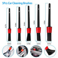 5-Pieces: Car Detailing Brush Set by DailySale