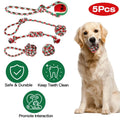 5-Pieces: Christmas Dog Rope Chew Toys by DailySale