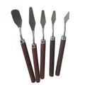 5-Pieces: Palette Steel Oil For Professional Stainless Knife Tool Painting Spatula by DailySale