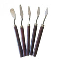 5-Pieces: Palette Steel Oil For Professional Stainless Knife Tool Painting Spatula by DailySale