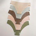 5-Pieces: Seamless Comfy Solid Panties by DailySale