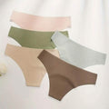 5-Pieces: Seamless Comfy Solid Panties by DailySale