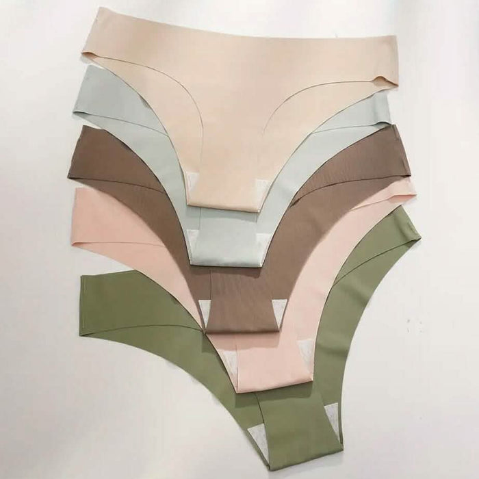 5-Pieces: Seamless Comfy Solid Panties by DailySale