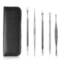 5-Pieces Set: BlackHead Remover Kit Pimple Comedone Extractor Tool Set by DailySale