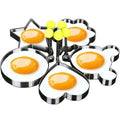5-Pieces Set: Fried Egg Mold Pancake Rings Shaped by DailySale