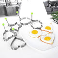 5-Pieces Set: Fried Egg Mold Pancake Rings Shaped by DailySale