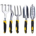 5-Pieces Set: Heavy Duty Garden Tool Set with Non-Slip Handle by DailySale