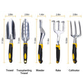 5-Pieces Set: Heavy Duty Garden Tool Set with Non-Slip Handle by DailySale