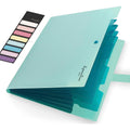 5 Pocket Folder with Labels, Letter Size Expanding File Folder Organizer by DailySale